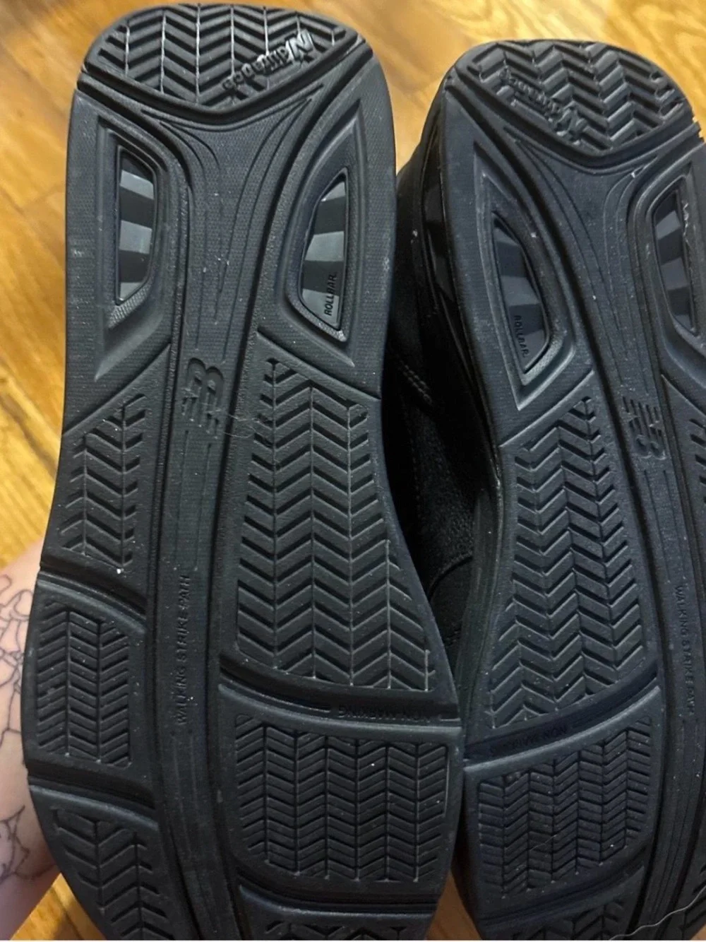 New Balance Black Slip-On Athletic Shoe